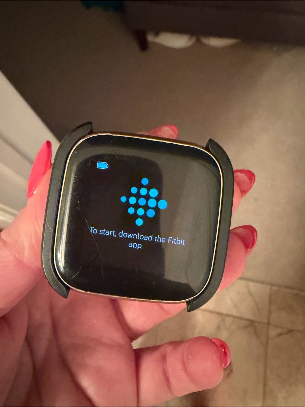 fitbit AS IS -  Fitbit Versa Smartwatch — Powers On but Touchscreen Not Working